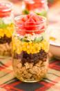 <p>Which layer is your favorite?</p><p>Get the recipe from <a href="https://www.delish.com/cooking/recipe-ideas/recipes/a43747/taco-salad-in-a-jar-recipe/" rel="nofollow noopener" target="_blank" data-ylk="slk:Delish;elm:context_link;itc:0;sec:content-canvas" class="link ">Delish</a>.</p>