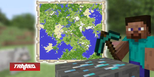 Jugador de Minecraft ha minado el mapa por completo durante cinco años