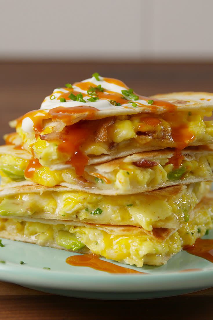 Loaded Breakfast Quesadillas