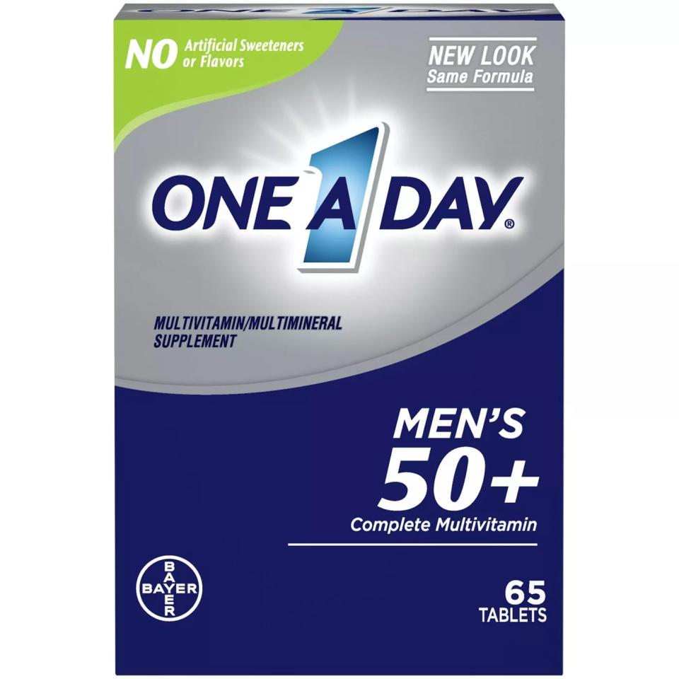 One A Day Men's 50+ Complete Multivitamin, best multivitamins for men