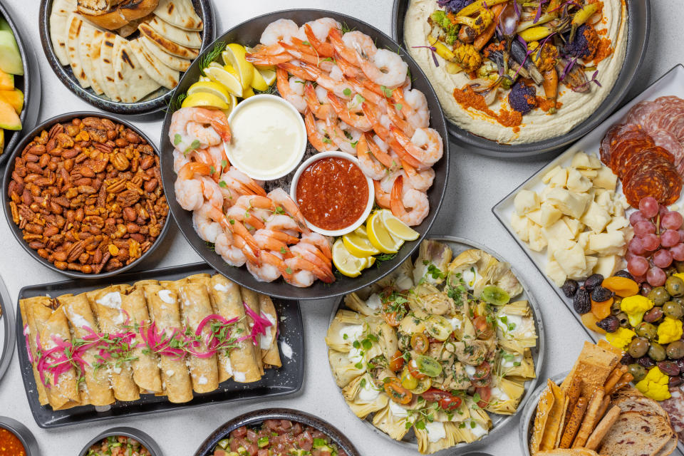 A Legends Hospitality spread available in the suites at So-Fi Stadium. - Credit: Jakob Layman/Legends Hospitality