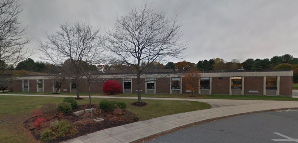 A fifth-grade teacher at Margaret A Neary Elementary School, pictured, is on paid leave after using a racist slur and forcing students to participate in a ‘mock slave trade' (Google Maps)