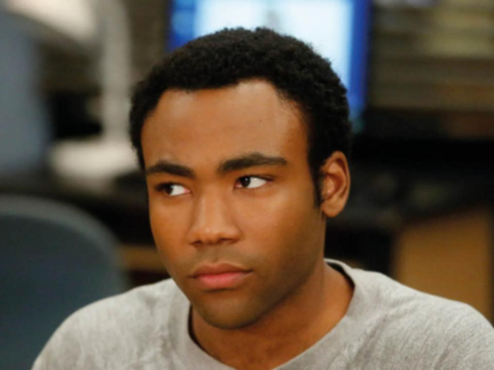 Donald Glover as Troy Barnes in ‘Community' (Peacock)