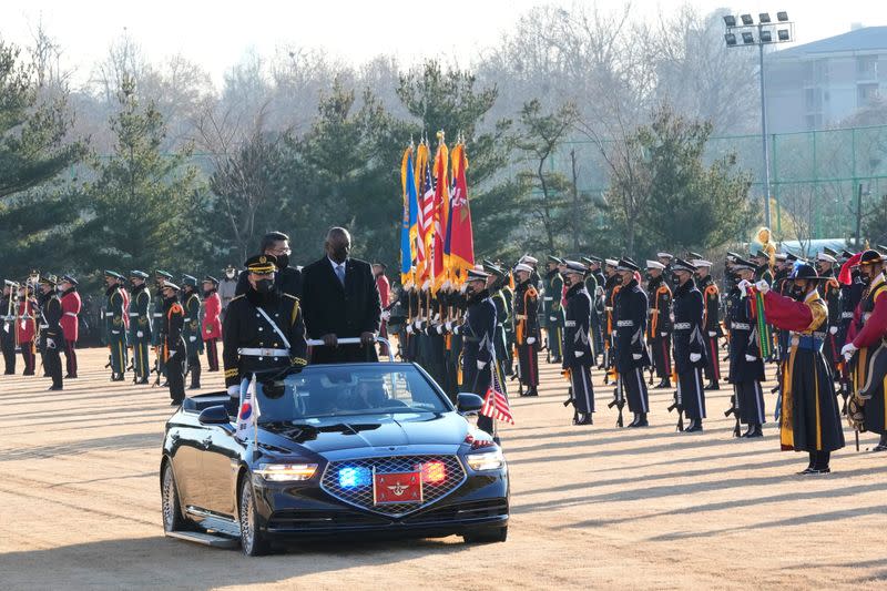 U.S. Secretary of Defense Lloyd Austin visits in Seoul