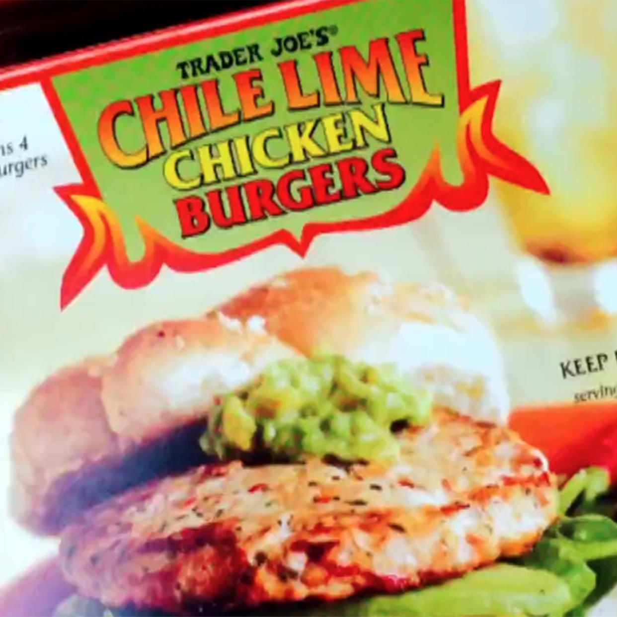 This four-pack of Chile Lime Chicken Burgers is one of the two affected products. (TODAY)