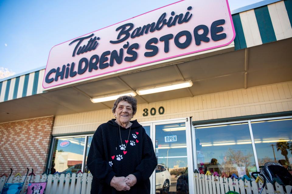 Sister Beth Daddio poses for a portrait on Thursday, Jan. 18, 2024, at Tutti Bambini Children's Store. Daddio's work helping children and families in need in southern New Mexico are reasons why the Las Cruces Sun-News chose her as our 2023 Distinguished Resident.