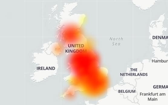 Three has not revealed what may have caused the outage - Downdetector