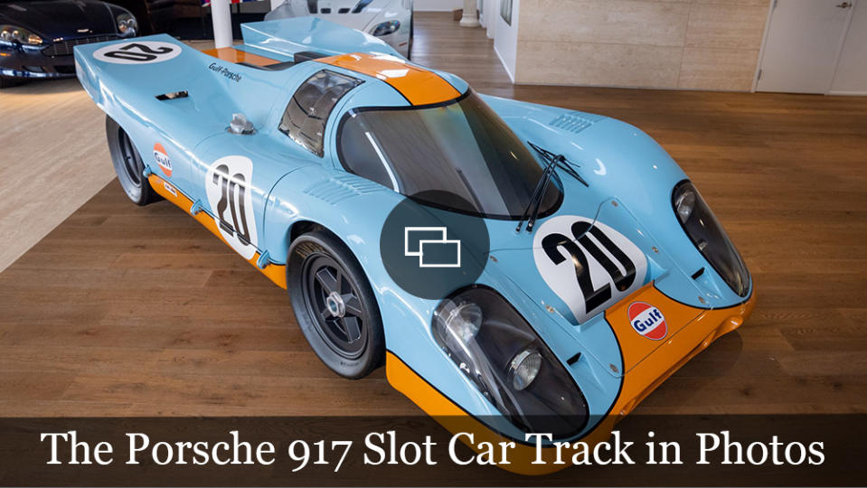 The Slot Mods Porsche 917 Le Mans Slot Car Track in Photos