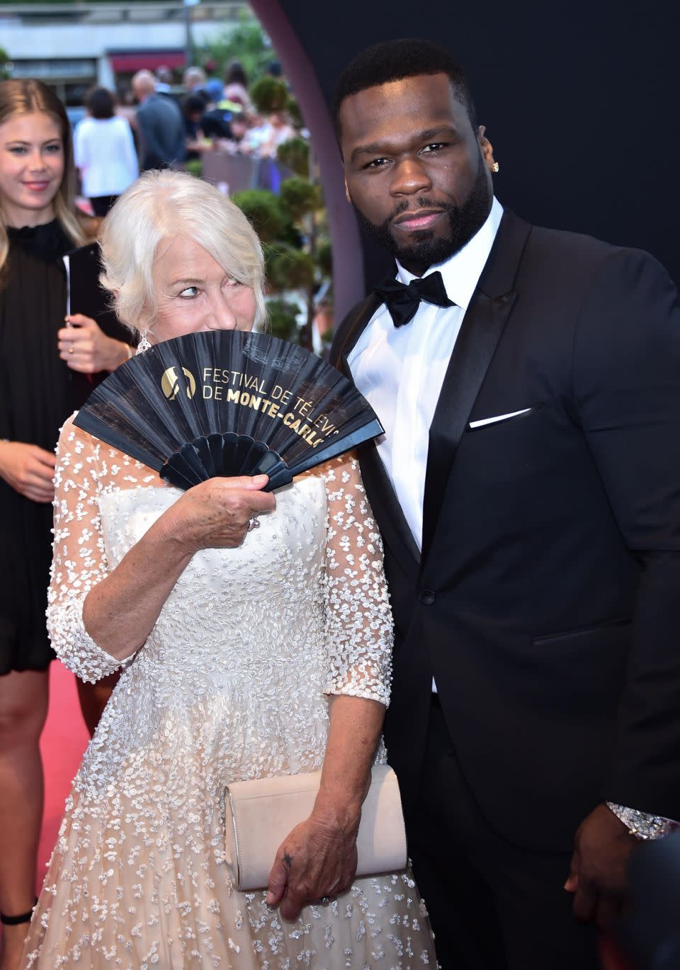 She's flirting with you, 50 Cent! Source: Getty