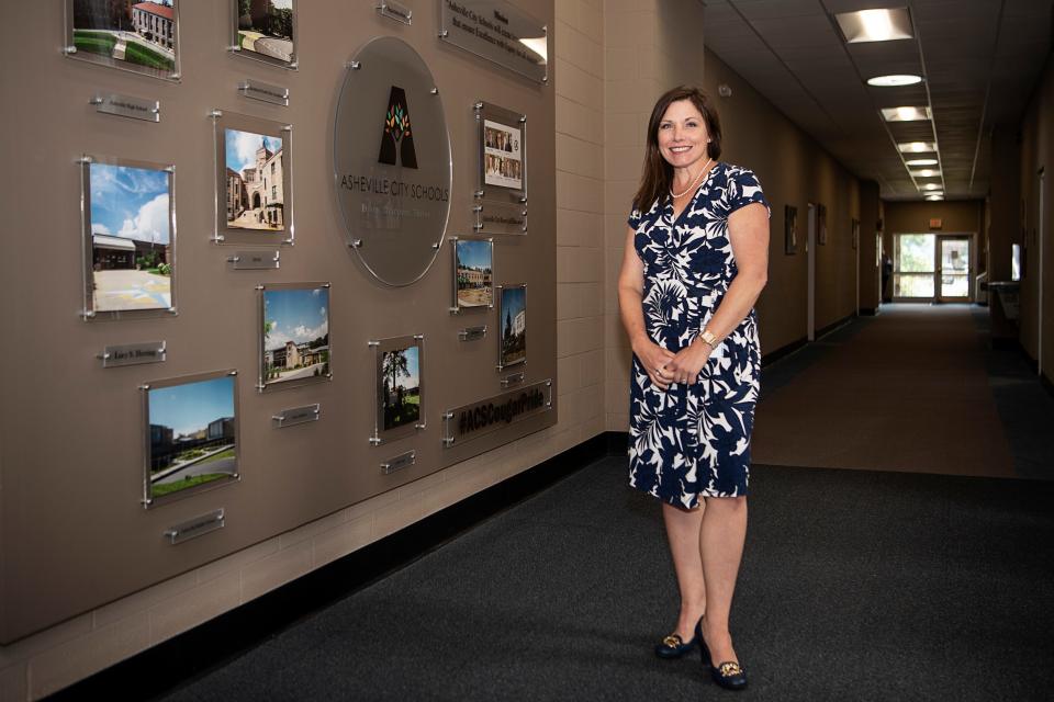 Maggie Fehrman, the new superintendent of Asheville City Schools, July 18, 2023.