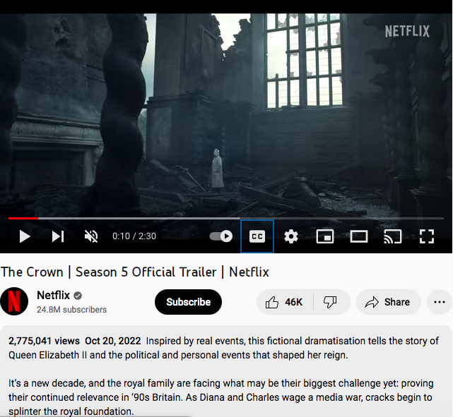 'The Crown' trailer
