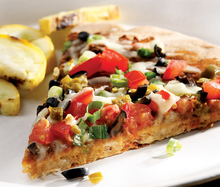 Black Bean Nacho Pizza