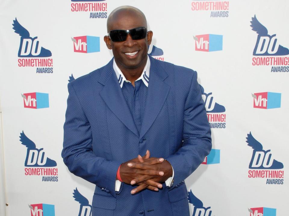 Deion Sanders attends the Do Something Awards in support of charitable causes.