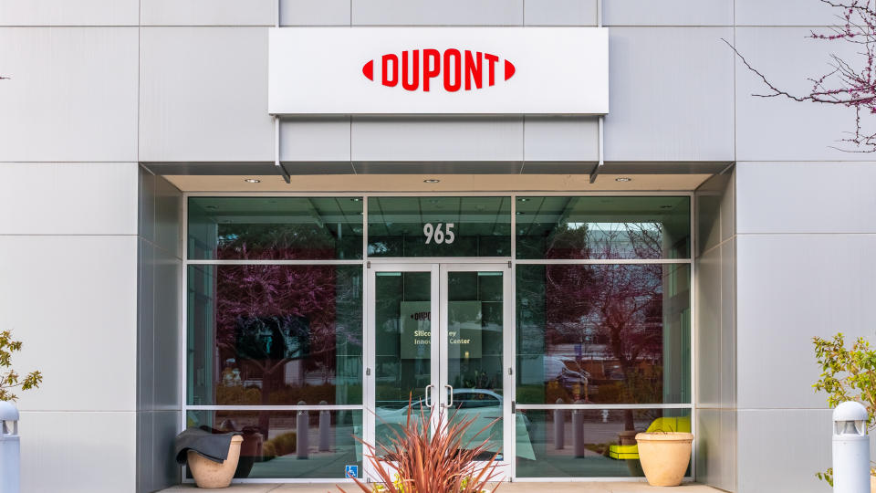 March 8, 2020 Sunnyvale / CA / USA - DuPont Silicon Valley Technology & Innovation Center offices; DuPont de Nemours, Inc is an American company operating in the chemicals industry;.