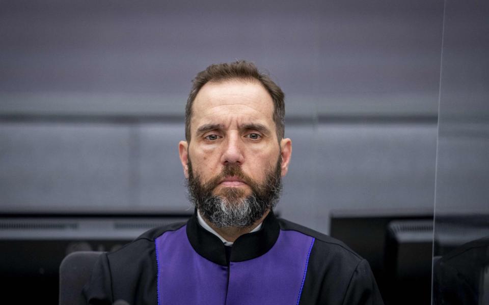 Jack Smith presiding over the trial of Hashim Thaci