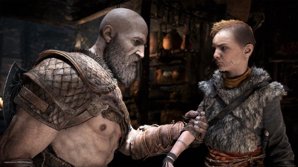 Kratos and his son Atreus in the new God of War game for the PS4<span class="copyright">Courtesy of Sony</span>