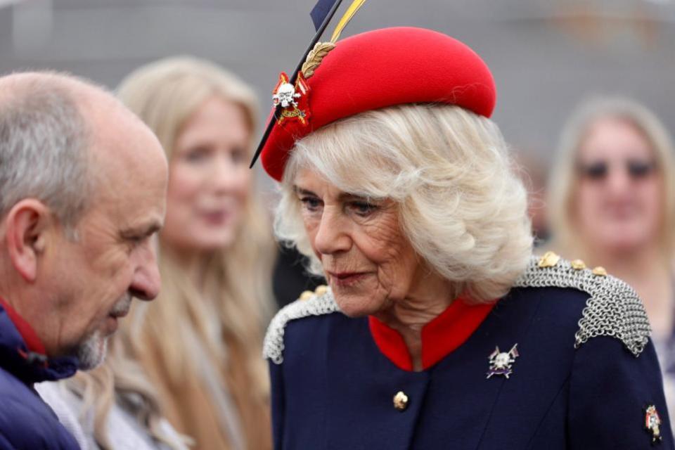 The Northern Echo: Queen Camilla at Catterick Garrison