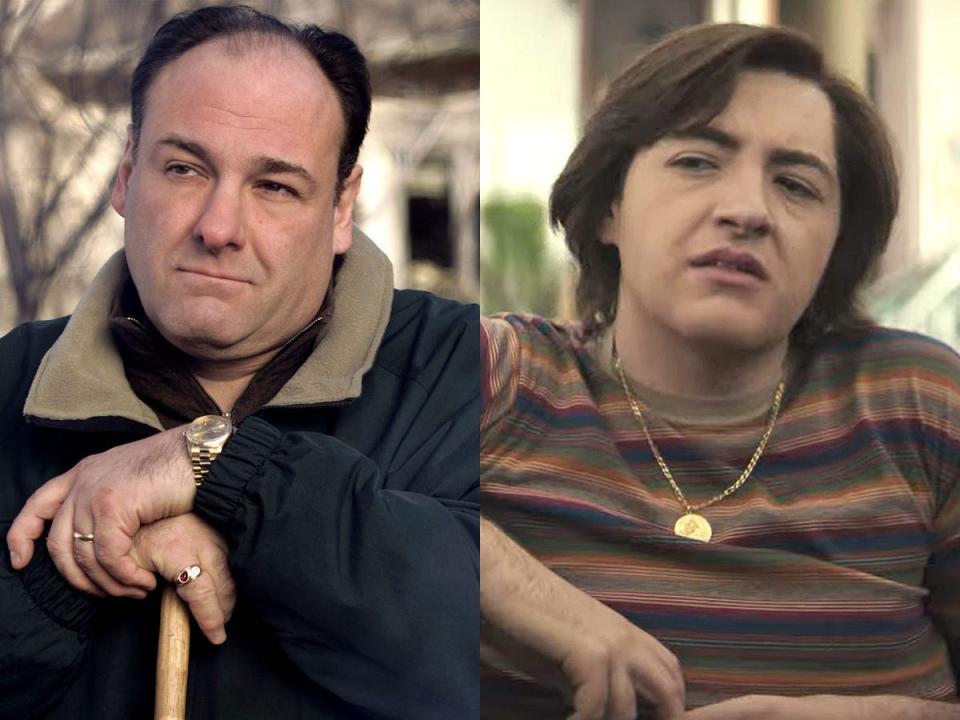 Michael Gandolfini plays a young Tony Soprano in "The Many Saints of Newark."