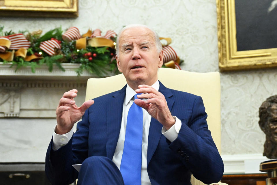 President Joe Biden. (Andrew Caballero-Reynolds / AFP via Getty Images)