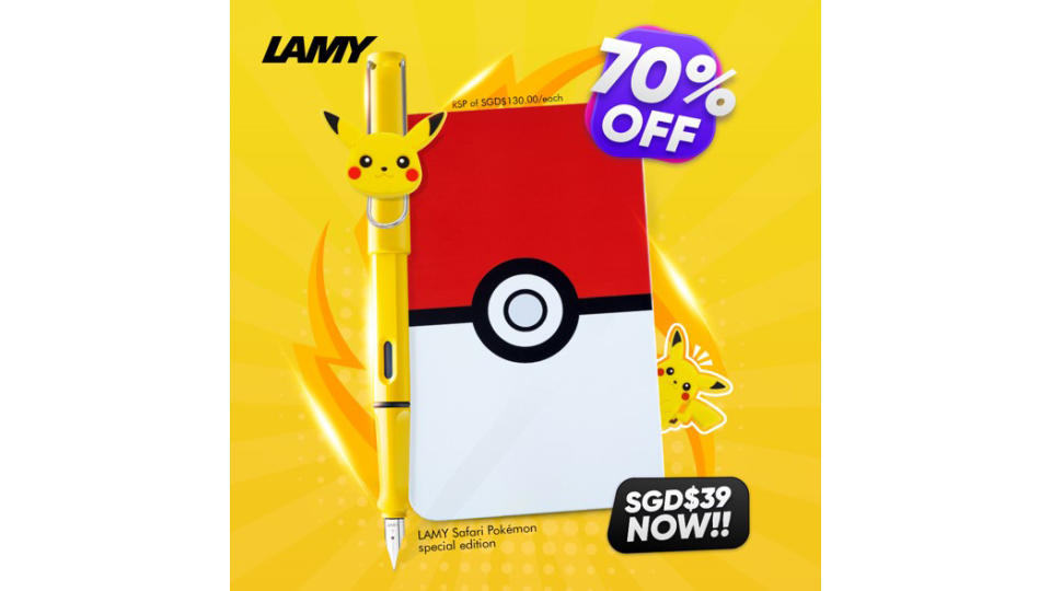 Lamy Safari Pokémon Set. (Photo: Shopee SG)