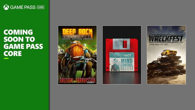 Estos atractivos títulos se sumarán a Xbox Game Pass Core