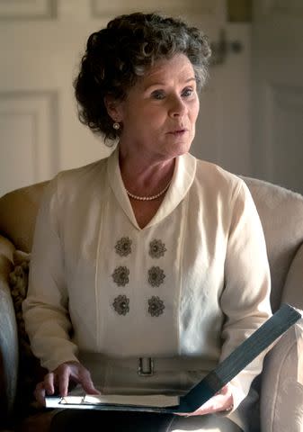 <p>Jaap Buitendijk / Focus Features</p> Imelda Staunton in <em>Downton Abbey</em> (2019)