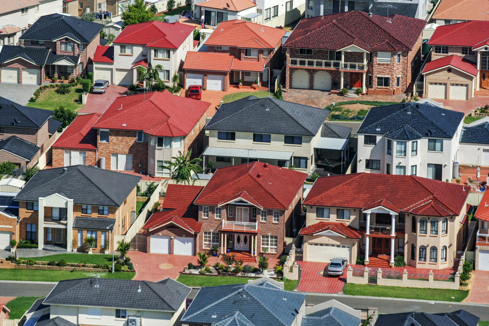 Suburb of Cecil Hills, Western Sydney, Australia