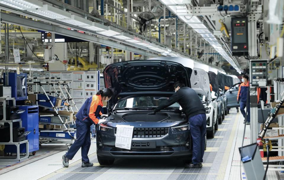 Polestar 2 production begins in China