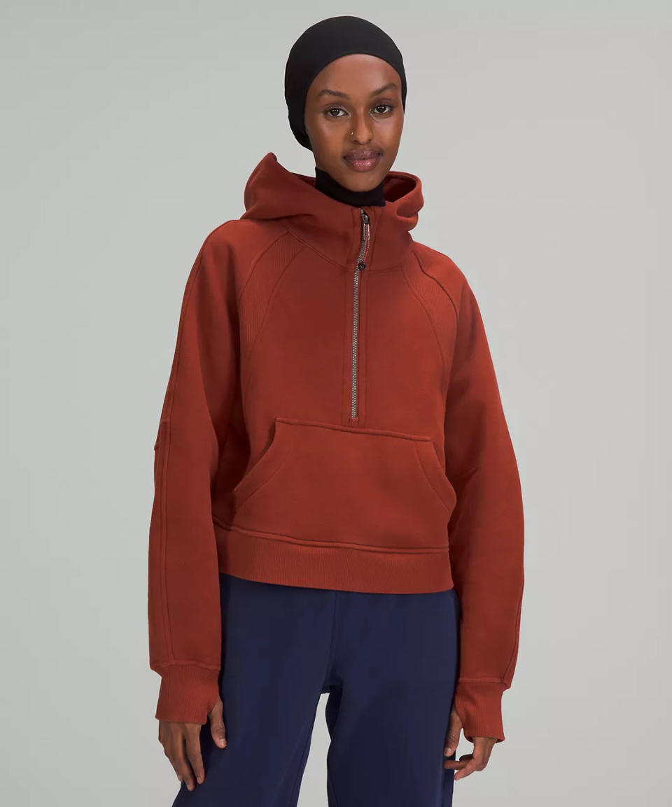 Scuba Oversized Half-Zip Hoodie. Image via Lululemon.