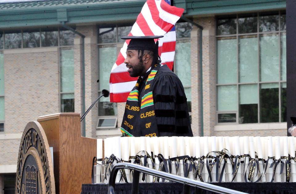 Keynote speaker at Monday's College of Wooster commencement, 2013 graduate Darius Scott -  a musician known as Dixson - was on “The Voice” in 2016 and received an Oscar nomination this year for his work in the “King Richard” movie.