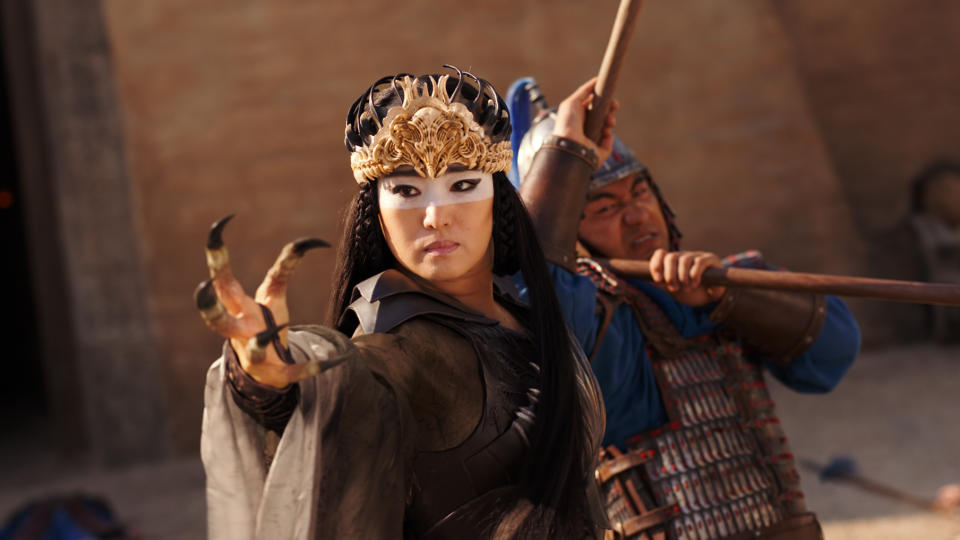 Gong Li as the witch Xianniang in 'Mulan'. (Credit: Disney)