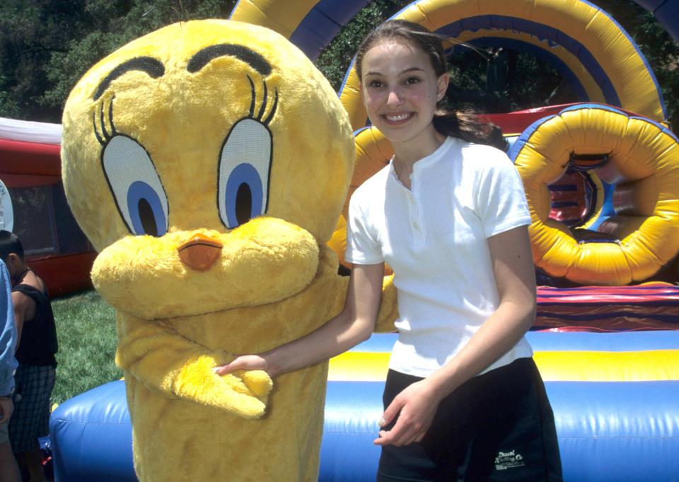 Picnic de ayuda pediátrica de 1996. Natalie Portman (Foto de Ke.Mazur/WireImage)