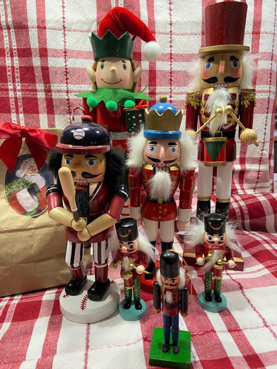 During your visit to Harvey One-Room School this Sunday, you might receive a red tag in your German gift sack. That would make you a winner of a nutcracker.