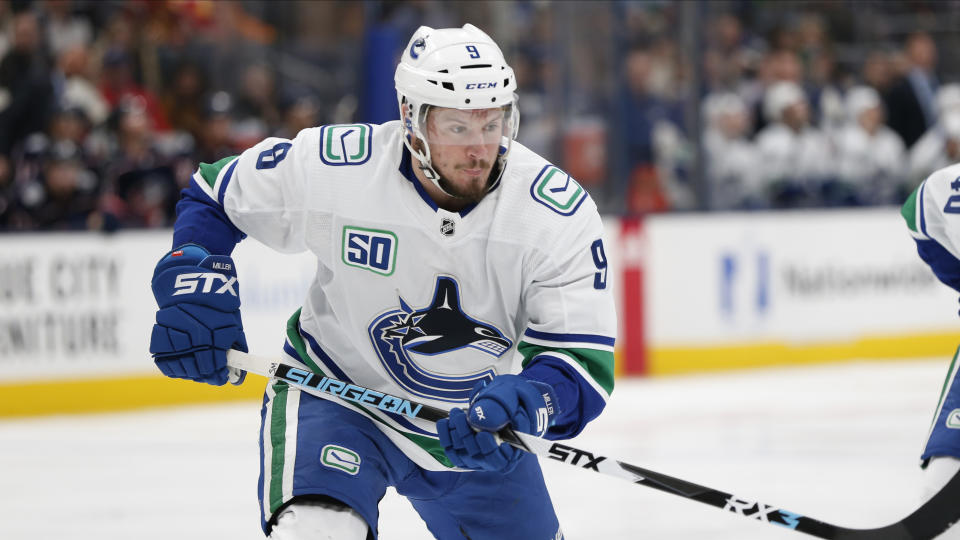 After months of speculation surrounding his future with the Canucks, J.T. Miller has inked a long-term deal with Vancouver. (AP Photos)