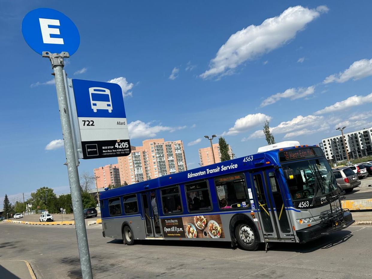 Edmonton Transit Service is hoping to create an online store in the next year so transit enthusiasts can buy official branded merchandise.  (Aaron Sousa/CBC - image credit)