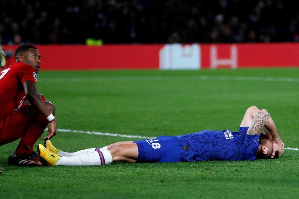 Olivier Giroud was bullied out of the game (AP)