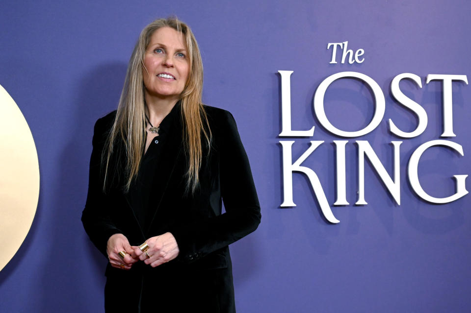 Philippa Langley said she decided that it was important for her ME to be depicted in The Lost King. (Getty)