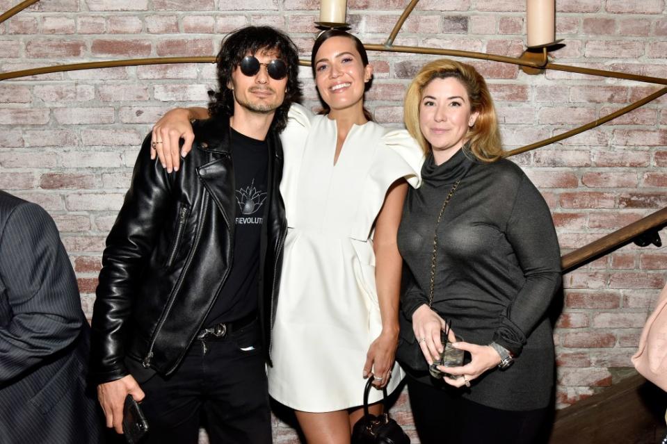 Marius Morariu, pictured here with Mandy Moore and Rachel Ash, said that vegetables are healthy and high in antioxidants but that you may want to check your thyroid before eating lots of kale or cruciferous vegetables like broccoli. Getty Images for DuJour