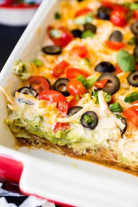 The Best Mexican 7-Layer Dip