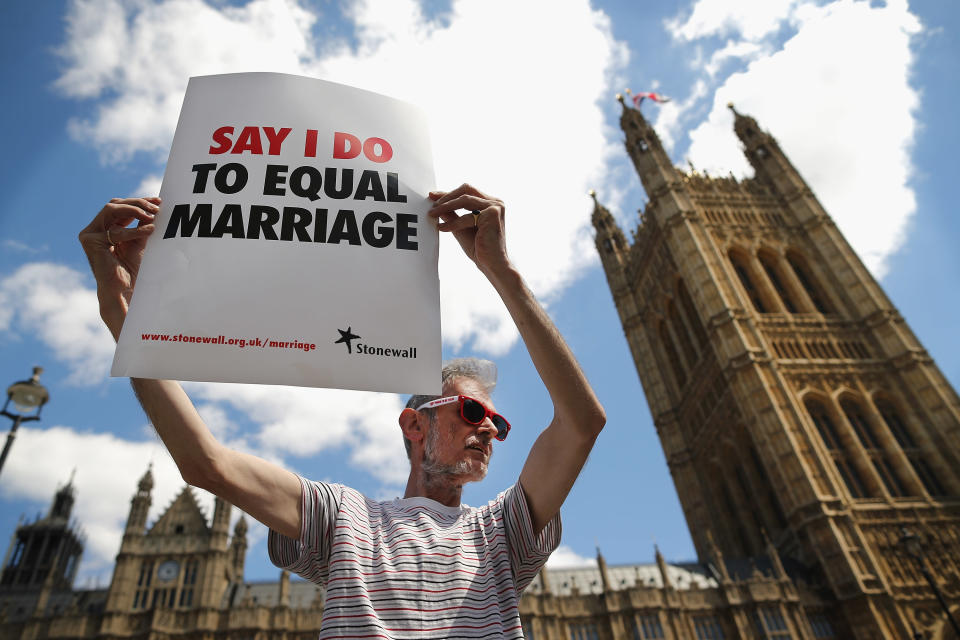 Britain legalized gay marriage on July 17, 2013 after Queen Elizabeth II gave her royal stamp of approval.  Gay marriages are set to begin in England and Wales in the summer of 2014.  