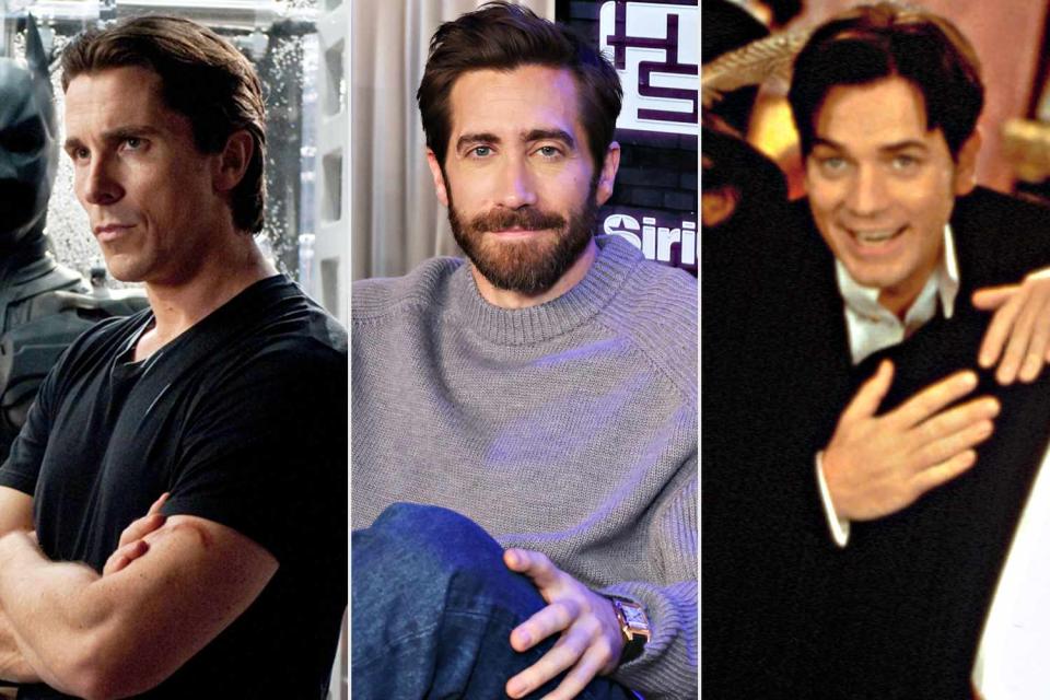 <p>Ron Phillips/Warner Bros./Everett; Cindy Ord/Getty; 20th Century Fox/Everett</p> Christian Bale, Jake Gyllenhaal and Ewan McGregor