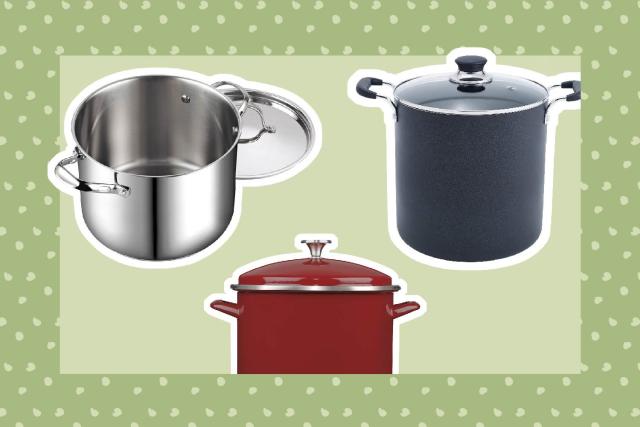 Chef's Classic 12 Qt. Stock Pot - Red, Cuisinart