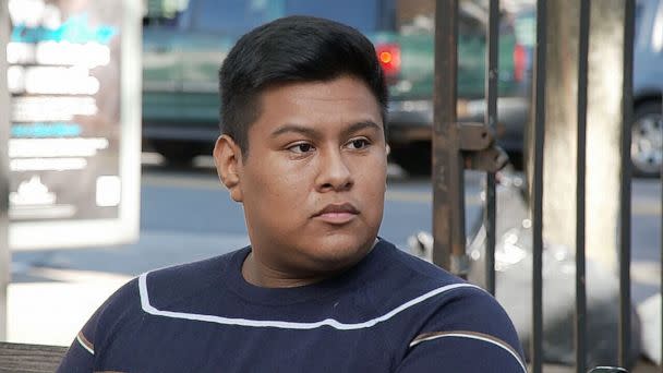 PHOTO: Baruch College graduate Yariel Ortega, 23, is the first in his family of five to graduate from college. He opposes the use of race in college admissions. (ABC News)