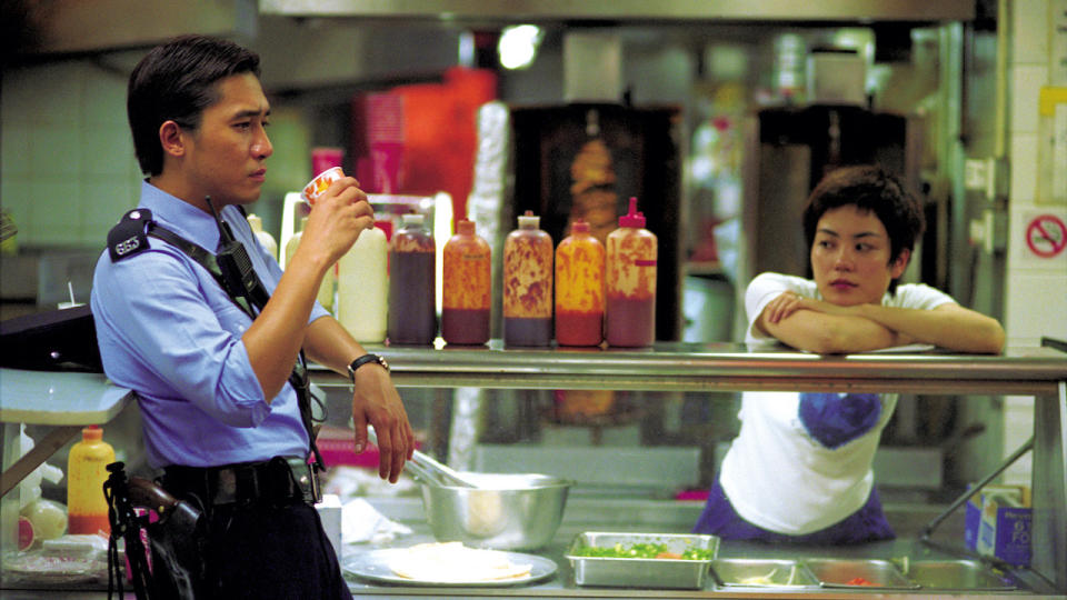 Tony Leung and Faye Wong in Chungking Express.