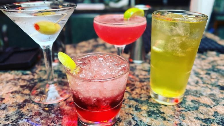 four classic cocktails
