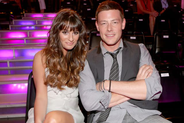 Christopher Polk/Getty Images Lea Michele and Cory Monteith