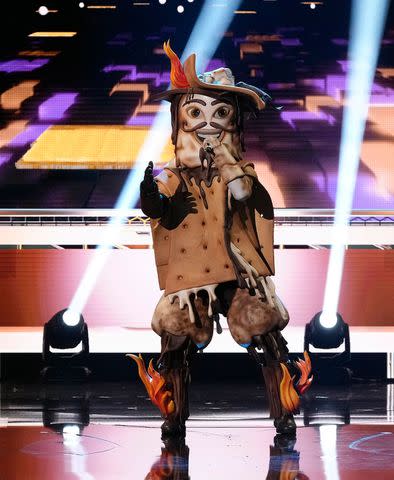 <p>Trae Patton / FOX</p> S'more performing on 'The Masked Singer'