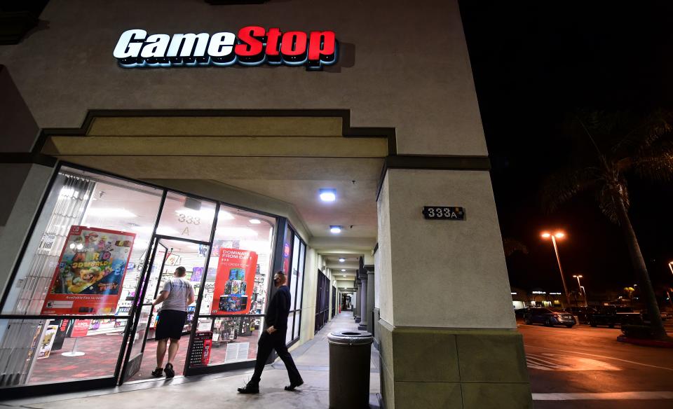 A GameStop store in Alhambra, California, US. Photo: Frederic J Brown/AFP via Getty