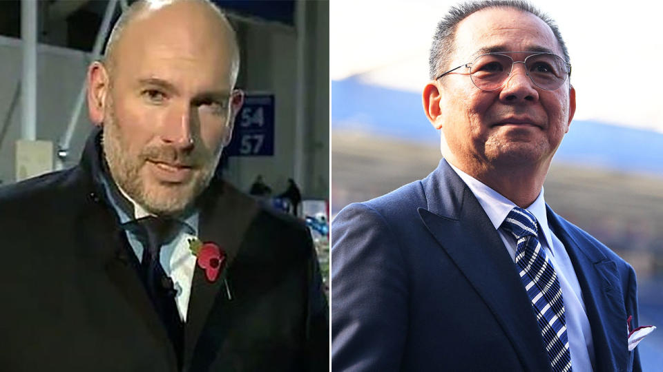 Dan Roan made controversial comments about the late Leicester owner. Image: Getty