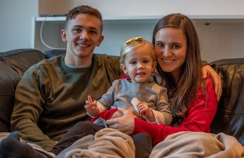Benjamin, Maggie and Elizabeth Zenger are now living in Preston - Credit: Charlotte Graham /Telegraph